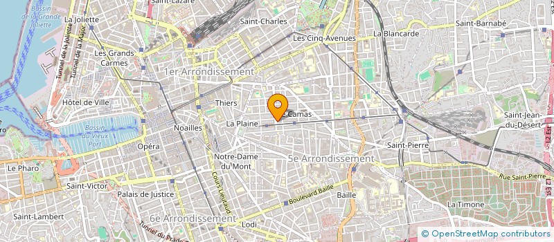 localisation de l'entreprise SOCIETE CIVILE IMMOBILIERE DE CONSCTRUCTION G A M à MARSEILLE