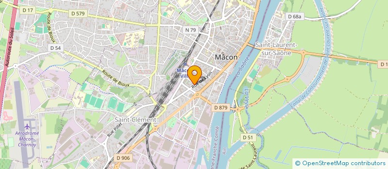 localisation de l'entreprise SOCIETE CIVILE IMMOBILIERE DE CONSTRUCTION-VENTE CLOS DU BEAUJOLAIS à MACON