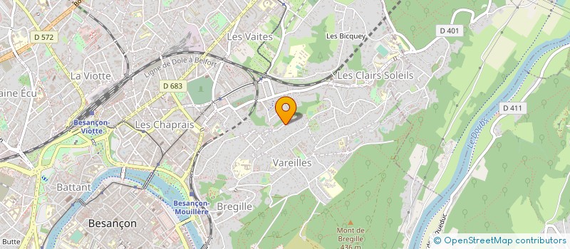 localisation de l'entreprise SOCIETE CIVILE IMMOBILIERE DE CONSTRUCTION VENTE LE CLOS MONTENAY  BESANCON