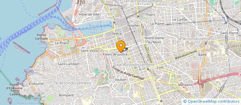 localisation de l'entreprise SOCIETE CIVILE IMMOBILIERE DE CONSTRUCTION VENTE LES GOUMS  MARSEILLE