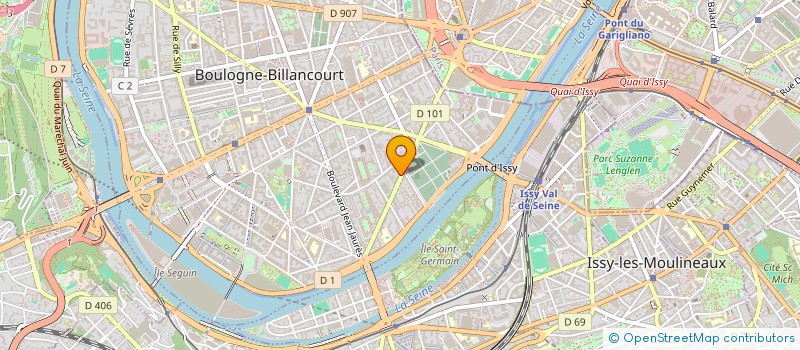 localisation de l'entreprise SOCIETE CIVILE IMMOBILIERE DE CONSTRUCTION-VENTE MCEJ à BOULOGNE-BILLANCOURT