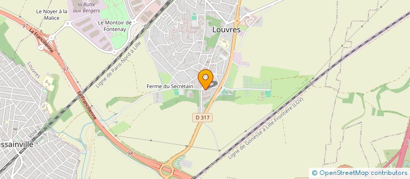 localisation de l'entreprise SOCIETE CIVILE IMMOBILIERE DE CONSTRUCTION VENTE  VILLA GWENDOLINE  LOUVRES