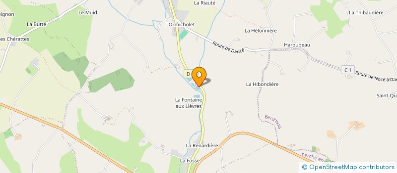 localisation de l'entreprise SOCIETE CIVILE IMMOBILIERE DE COURCEREAULT à PERCHE-EN-NOCE