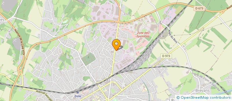 localisation de l'entreprise SOCIETE CIVILE IMMOBILIERE DE CUREGHEM à DOLE