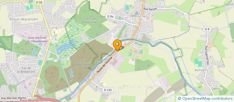 localisation de l'entreprise SOCIETE CIVILE IMMOBILIERE DE DOUAI à DOUAI