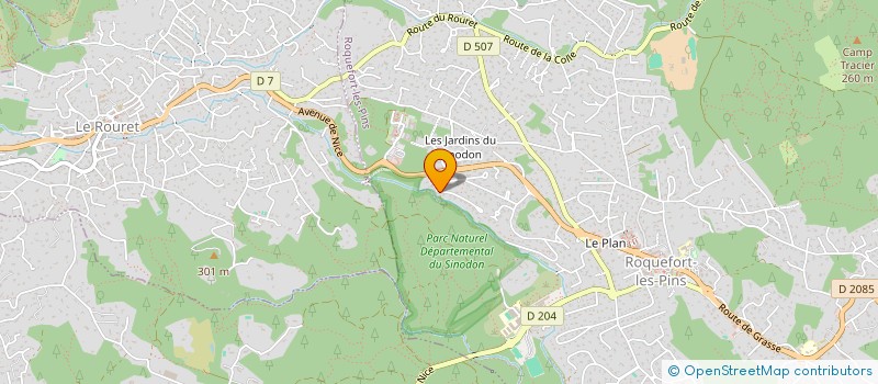 localisation de l'entreprise SOCIETE CIVILE IMMOBILIERE DE FAMILLE VIRDIE à ROQUEFORT-LES-PINS