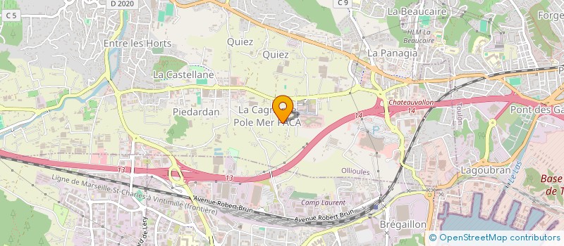 localisation de l'entreprise SOCIETE CIVILE IMMOBILIERE DE FAVEYROLLES  OLLIOULES