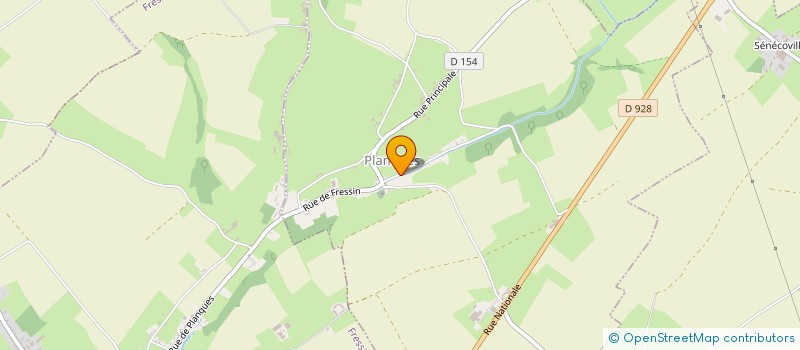 localisation de l'entreprise SOCIETE CIVILE IMMOBILIERE DE FRESSIN  PLANQUES