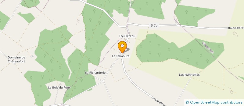 localisation de l'entreprise SOCIETE CIVILE IMMOBILIERE DE GESTION DE PATRIMOINE BIAUNIER à CHEZELLES