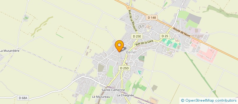 localisation de l'entreprise SOCIETE CIVILE IMMOBILIERE DE GESTION DE PATRIMOINE LAURNE  BENET