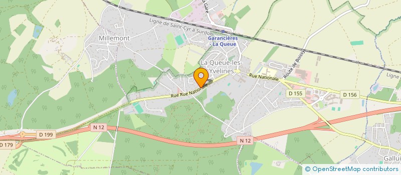 localisation de l'entreprise SOCIETE CIVILE IMMOBILIERE DE GESTION PATRIMONIALE LE PARC DE MAREUIL  LA QUEUE-LES-YVELINES