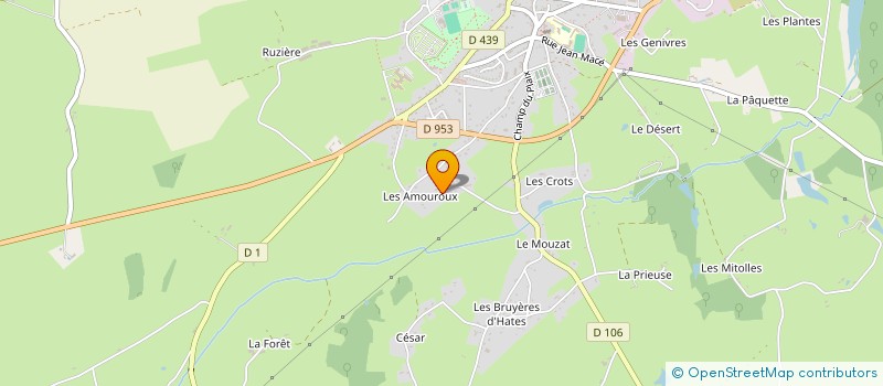 localisation de l'entreprise SOCIETE CIVILE IMMOBILIERE DE GONDOUX à SAINT-PLAISIR