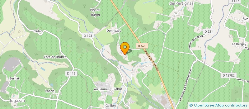 localisation de l'entreprise SOCIETE CIVILE IMMOBILIERE DE GORRE  SAINT-VINCENT-DE-PERTIGNAS