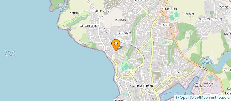 localisation de l'entreprise SOCIETE CIVILE IMMOBILIERE DE KERAMPLEIN II  CONCARNEAU