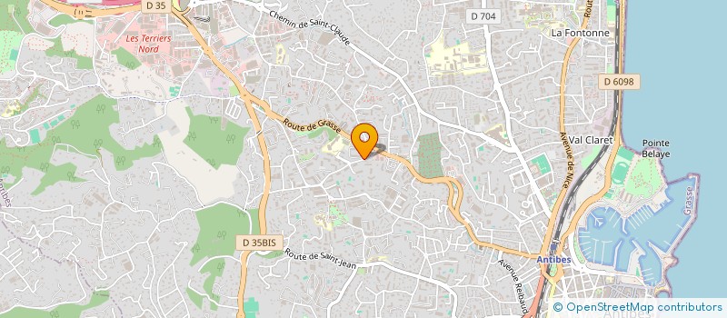 localisation de l'entreprise SOCIETE CIVILE IMMOBILIERE DE L'ALMA à ANTIBES