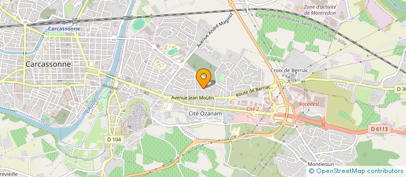 localisation de l'entreprise SOCIETE CIVILE IMMOBILIERE DE L'AMITIE RT à CARCASSONNE