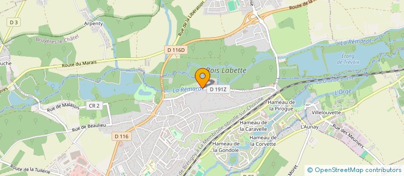 localisation de l'entreprise SOCIETE CIVILE IMMOBILIERE DE L'ARPAJONNAIS 95  BREUILLET