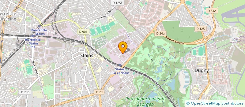 localisation de l'entreprise SOCIETE CIVILE IMMOBILIERE DE L'ASCENCION à STAINS