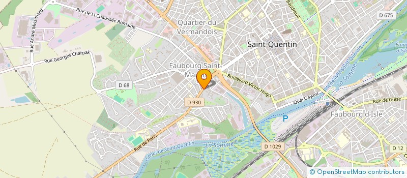 localisation de l'entreprise SOCIETE CIVILE IMMOBILIERE DE L'AVEN à SAINT-QUENTIN