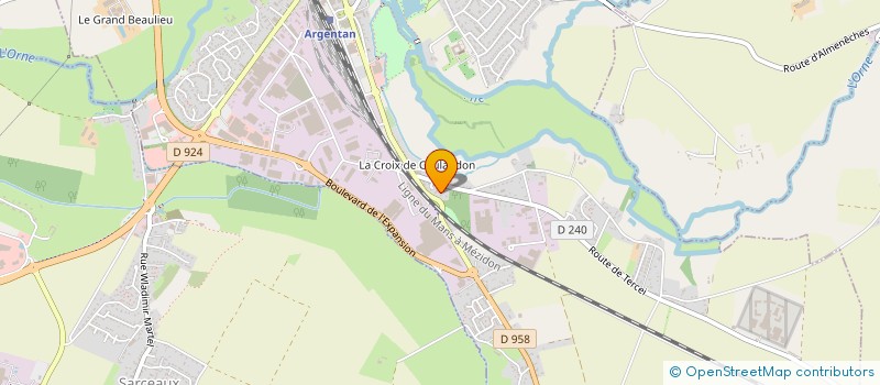 localisation de l'entreprise SOCIETE CIVILE IMMOBILIERE DE L'AVENIR à ARGENTAN