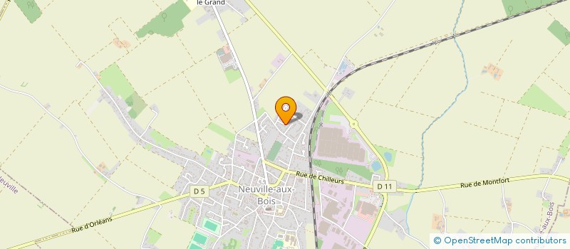 localisation de l'entreprise SOCIETE CIVILE IMMOBILIERE DE L'AVENIR  NEUVILLE-AUX-BOIS