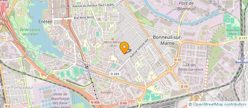 localisation de l'entreprise SOCIETE CIVILE IMMOBILIERE DE L AVENIR à BONNEUIL-SUR-MARNE