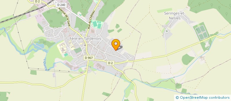 localisation de l'entreprise SOCIETE CIVILE IMMOBILIERE DE L'EAU DOLLE  FERE-EN-TARDENOIS