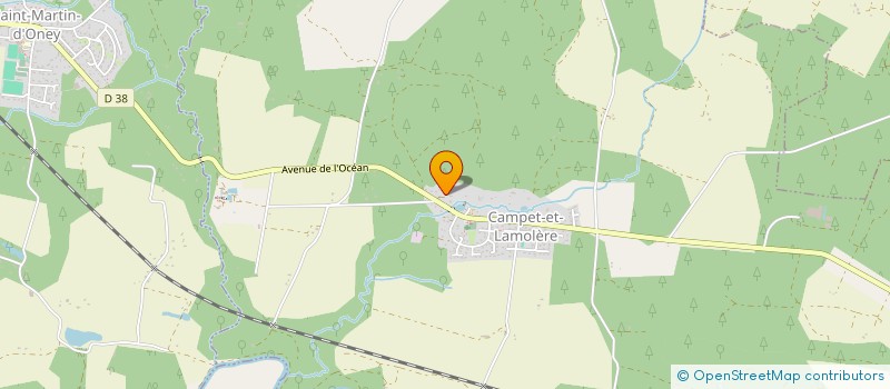 localisation de l'entreprise SOCIETE CIVILE IMMOBILIERE DE L'ECUREUIL  CAMPET-ET-LAMOLERE