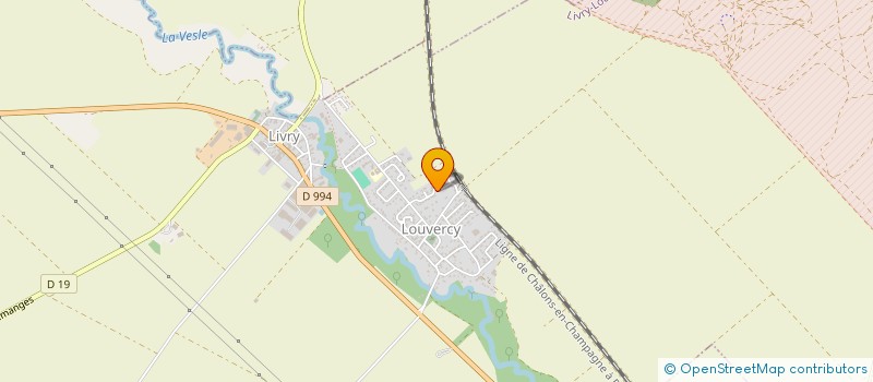 localisation de l'entreprise SOCIETE CIVILE IMMOBILIERE DE L'EDEN  LIVRY-LOUVERCY