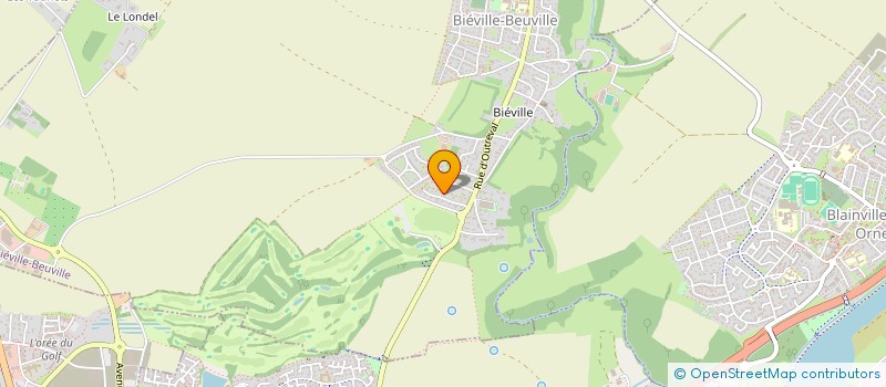 localisation de l'entreprise SOCIETE CIVILE IMMOBILIERE DE L'EPINETTE  BIEVILLE-BEUVILLE