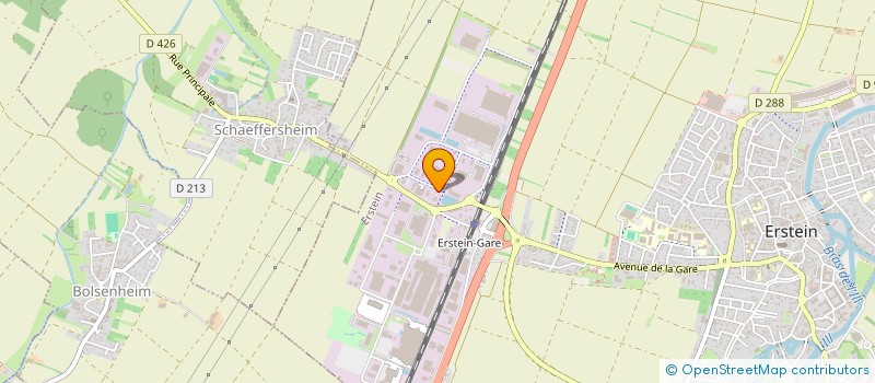 localisation de l'entreprise SOCIETE CIVILE IMMOBILIERE DE L'ETANG  ERSTEIN