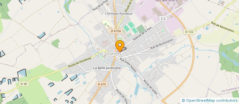 localisation de l'entreprise SOCIETE CIVILE IMMOBILIERE DE L'ETUVE  LE CONTROIS-EN-SOLOGNE