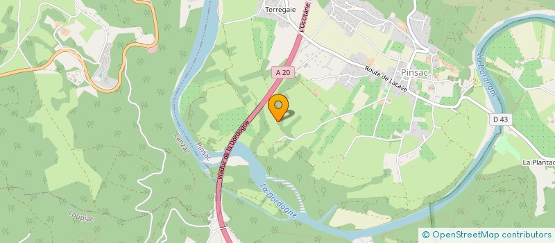 localisation de l'entreprise SOCIETE CIVILE IMMOBILIERE DE L'ILE  PINSAC