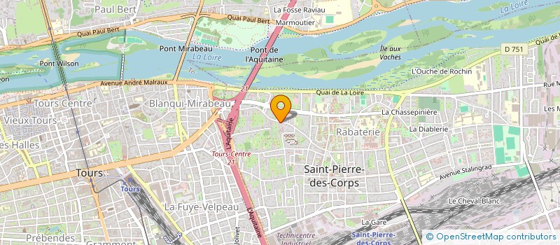 localisation de l'entreprise SOCIETE CIVILE IMMOBILIERE DE L'IMAGE  SAINT-PIERRE-DES-CORPS