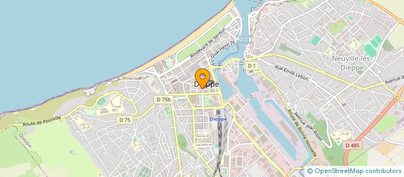 localisation de l'entreprise SOCIETE CIVILE IMMOBILIERE DE L'IMPASSE DU 8 MAI  DIEPPE