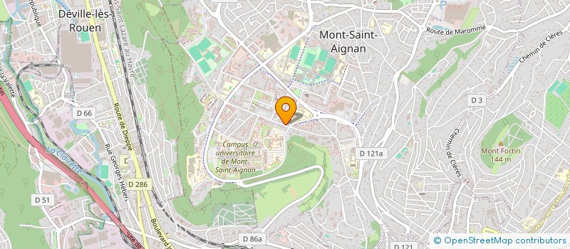localisation de l'entreprise SOCIETE CIVILE IMMOBILIERE DE L'OLIVIER  MONT-SAINT-AIGNAN