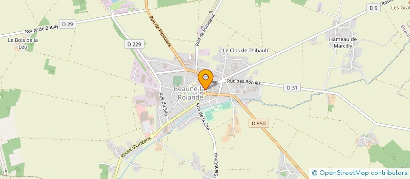 localisation de l'entreprise SOCIETE CIVILE IMMOBILIERE DE L'ORMETEAU à BEAUNE-LA-ROLANDE