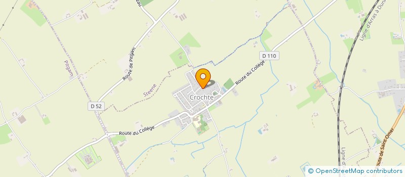localisation de l'entreprise SOCIETE CIVILE IMMOBILIERE DE L'OUEST EN ABREGE SCI DE L'OUEST à CROCHTE