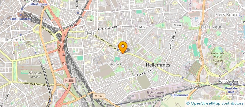 localisation de l'entreprise SOCIETE CIVILE IMMOBILIERE DE L'OXYMORE à LILLE