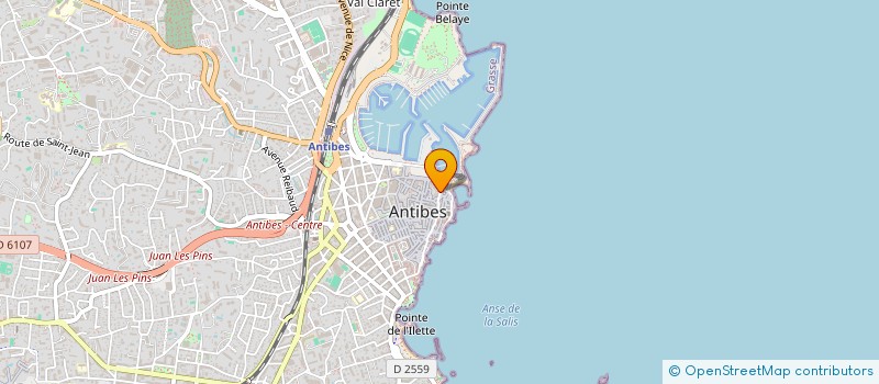 localisation de l'entreprise SOCIETE CIVILE IMMOBILIERE DE LA BAUME à ANTIBES