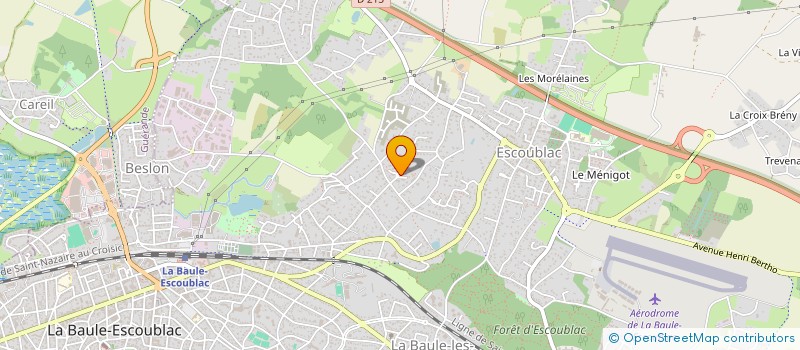 localisation de l'entreprise SOCIETE CIVILE IMMOBILIERE DE LA BELLE MARGOT  LA BAULE-ESCOUBLAC