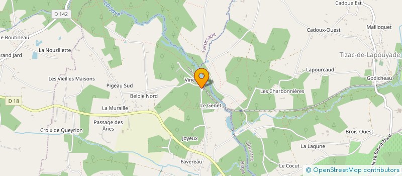 localisation de l'entreprise SOCIETE CIVILE IMMOBILIERE DE LA BENATTE  MARCENAIS