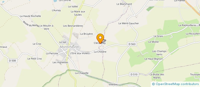 localisation de l'entreprise SOCIETE CIVILE IMMOBILIERE DE LA BRIANTE à MONTCHEVREL