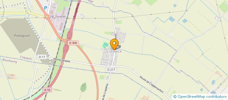 localisation de l'entreprise SOCIETE CIVILE IMMOBILIERE DE LA BRIQUE D'OR  CRAYWICK