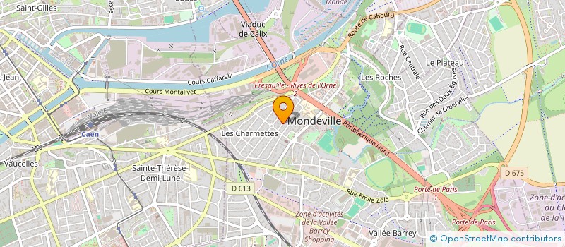 localisation de l'entreprise SOCIETE CIVILE IMMOBILIERE DE LA BULLE à MONDEVILLE