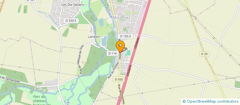 localisation de l'entreprise SOCIETE CIVILE IMMOBILIERE DE LA BUTTE VERTE à VER-LES-CHARTRES