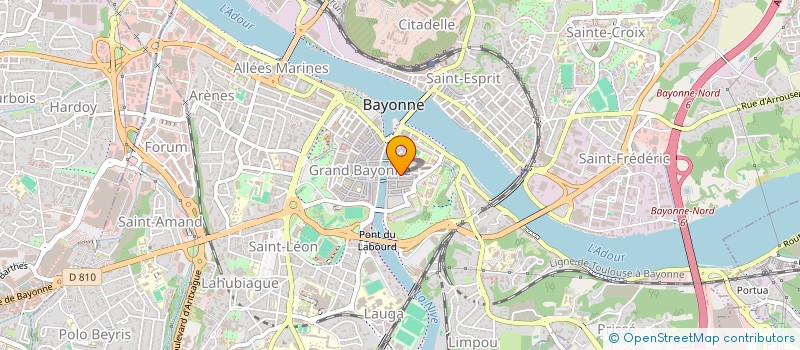 localisation de l'entreprise SOCIETE CIVILE IMMOBILIERE DE LA CATHEDRALE  BAYONNE
