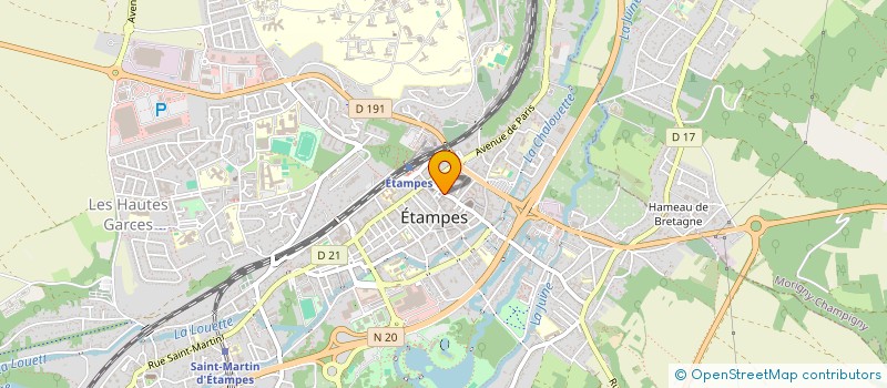 localisation de l'entreprise SOCIETE CIVILE IMMOBILIERE DE LA CHALOUETTE  ETAMPES