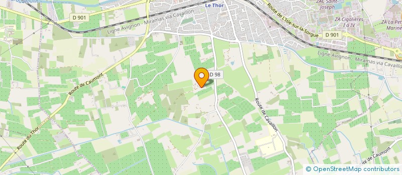 localisation de l'entreprise SOCIETE CIVILE IMMOBILIERE DE LA CLEDE  LE THOR