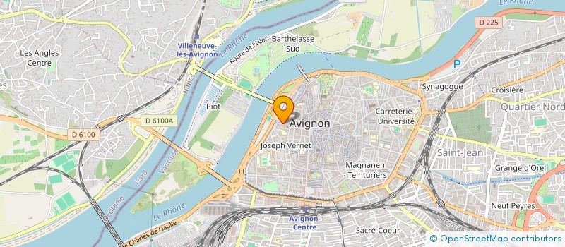 localisation de l'entreprise SOCIETE CIVILE IMMOBILIERE DE LA CROIX ROUGE  AVIGNON